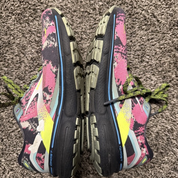 Brooks Ghost 15 Shoes Womens Size 8.5 US Multicolor Pink Blue Running Sneakers - Picture 3 of 11